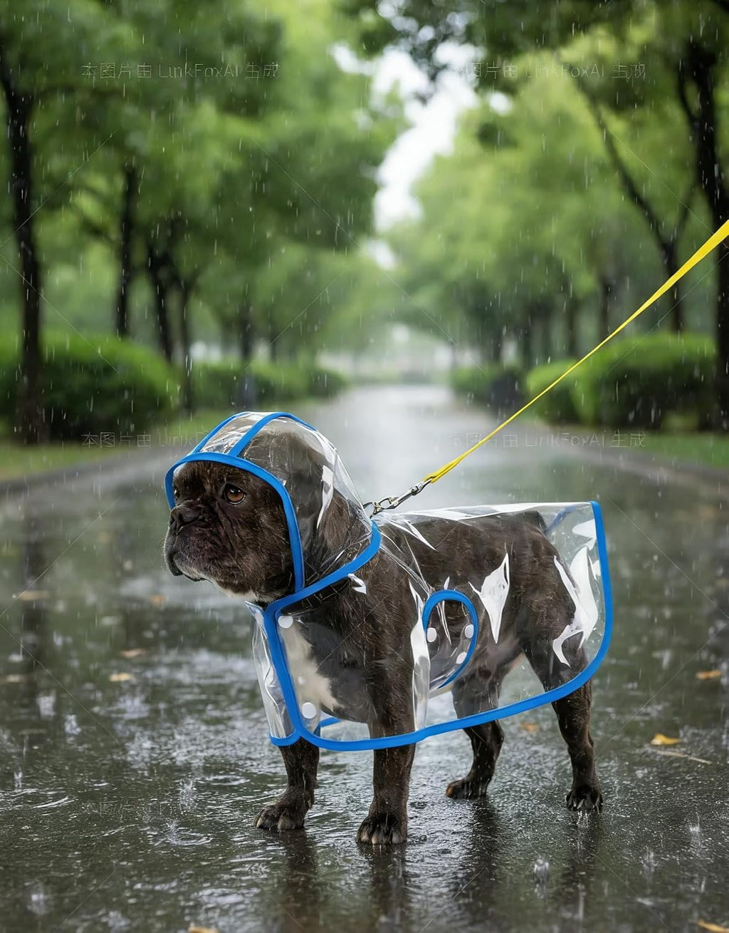 StarSnowe waterproof dog cape with adjustable snap buttons for secure pet fitment
