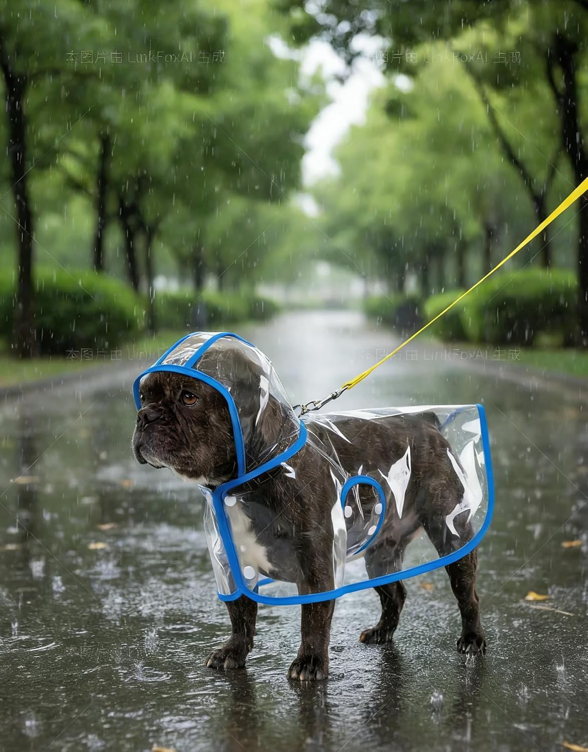 StarSnowe waterproof dog cape with adjustable snap buttons for secure pet fitment