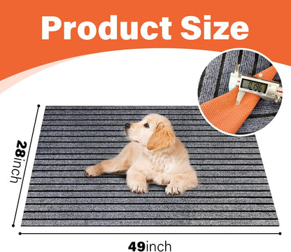 Close up of Varrisin mat absorbent carpet fabric texture