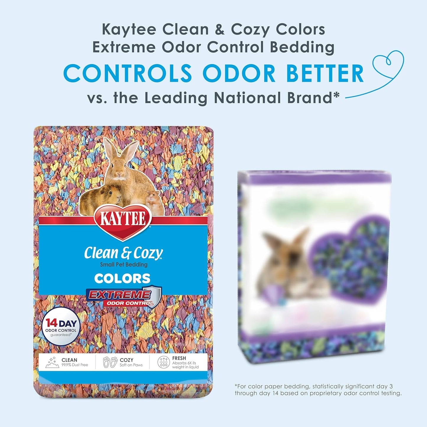Close up of colorful paper texture in Kaytee Kaleidoscope bedding