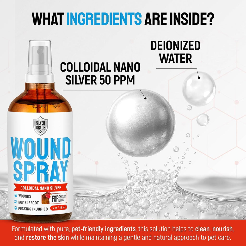 Silver Grade colloidal silver spray bottle with nozzle detail