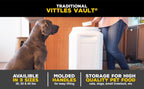 Vittles Vault Traditional Pet Food Storage Container For Dog Kibbles/Bird Seed/Oatmeal/Rice/Flour/Cereal, BPA Free Plastic, Sealed Airtight For Cat Food, Up To 50 lb, Made in USA, With Scoop, Gray - Image 12
