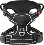 Timos No Pull Dog Harness,NO Need Go Over Dogs Head 3 Snap Buckles Reflective Oxford No Choke Harness with Front & Back 2 Metal Leash Clips Soft Padded for Small Medium Large Dogs Pink S - Image 14