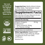 Garden of Life Organics Oil of Oregano Seasonal Drops, 1 Fl oz - Image 5