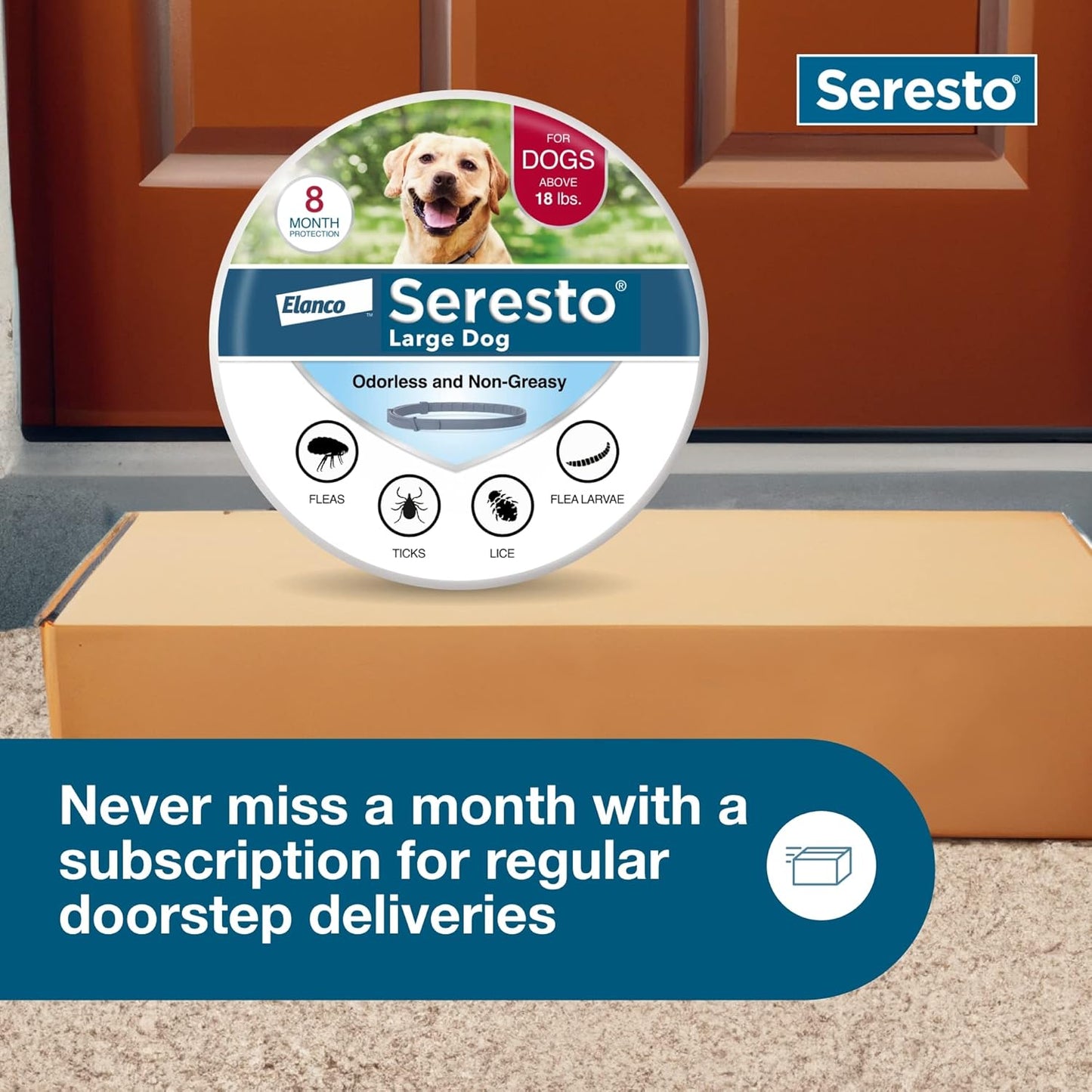 Bayer Seresto dog collar product side profile