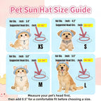 Tabksola dog hat showing brim UV protection