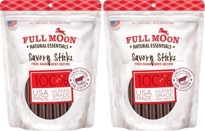Full Moon All Natural Human Grade Dog Treats, Essential Beef Savory Sticks, 14 Ounce - Image 13