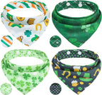 PAWCHIE Dog Cooling Bandana Small, 4 Packs Ice Cool Pet Triangle Scarf Bibs Reversible Styles, Summer Adjustable with Two Snaps, Kerchief Set Accessories for Dogs, Puppy, Cats - Image 9