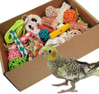 Kencunay Colorful Parrot Foraging And Tearing Toy Box front view