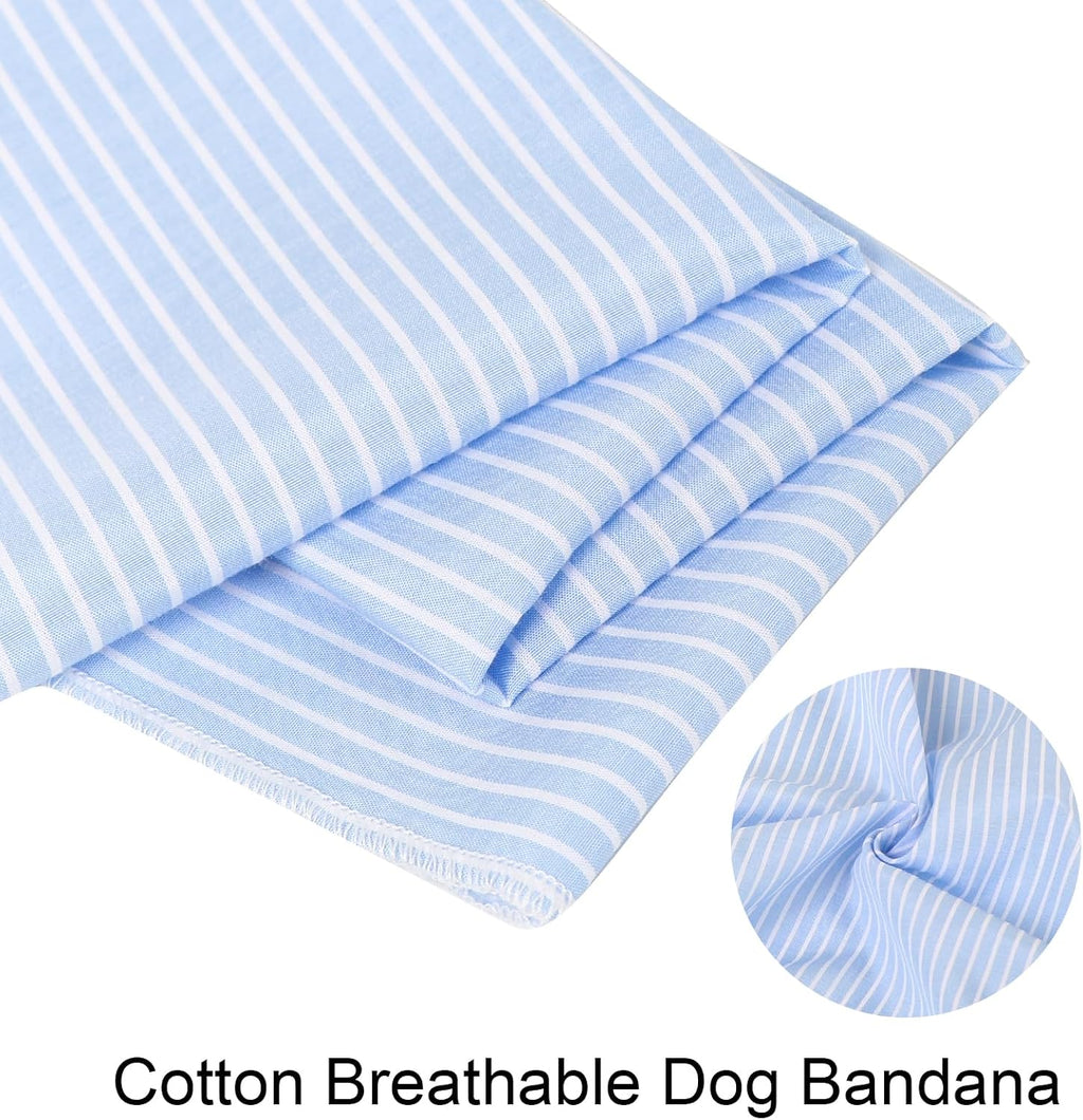 Aring Pet triangle pet bib showing premium white rolled hem stitched edges