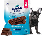 Dental Fresh Dental Treats for Large Dogs, Vet-Formulated Teeth Cleaning Dental Sticks to Help Reduce Plaque and Tartar and Freshen Breath, 15 Count Brush Free Dental Chews for Dogs 50 lbs and Up - Image 9