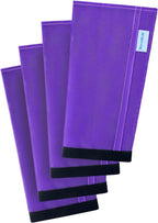 WARMWOW horse fly boots set of 4 front view on horse legs.