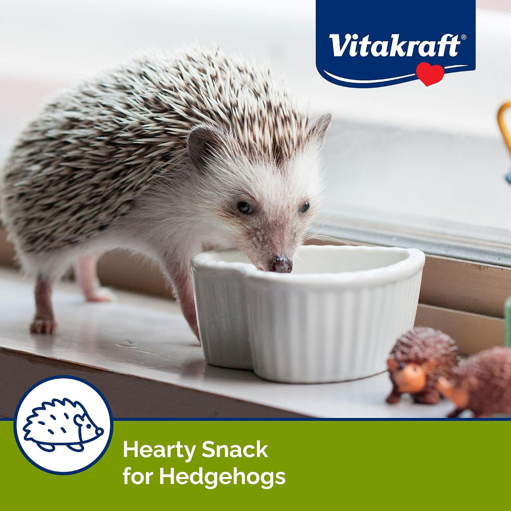 Guaranteed analysis panel on Sunseed hedgehog trail mix packaging