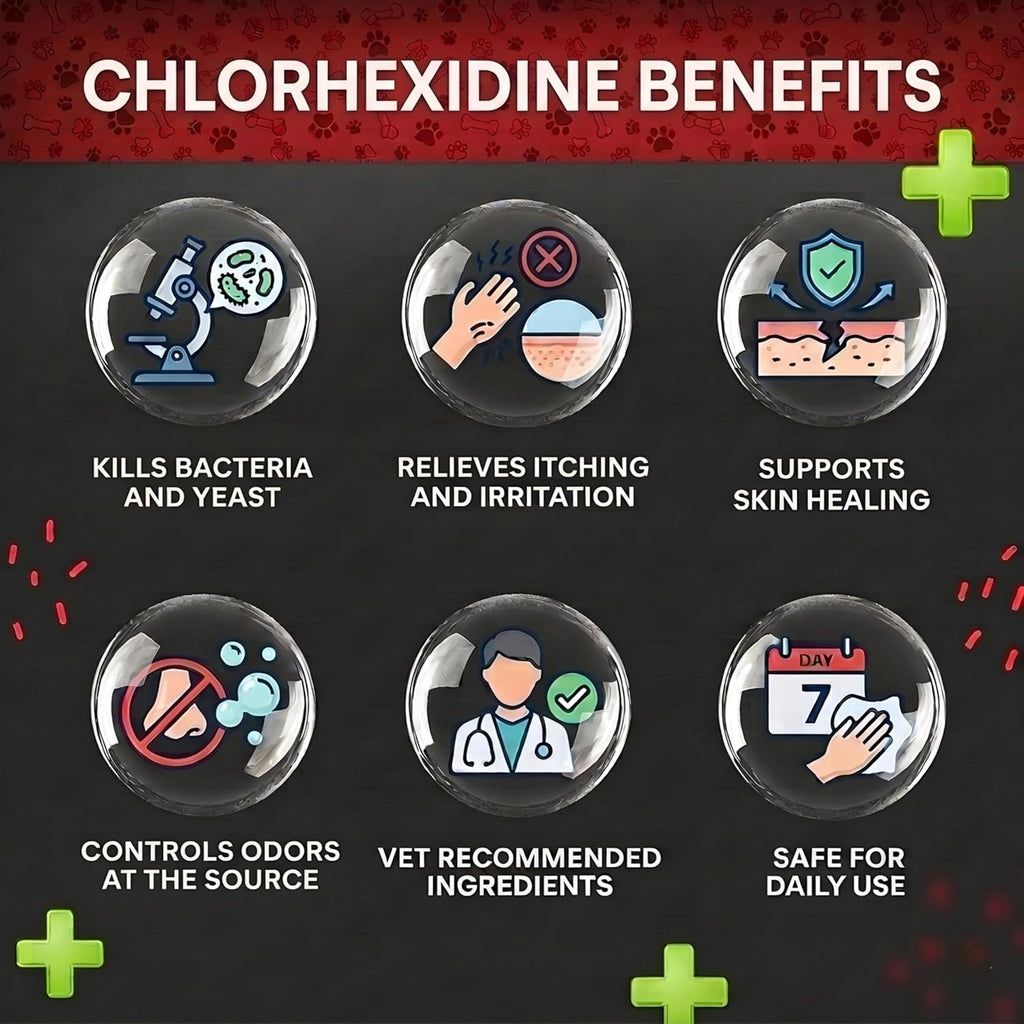 Authentic USA imported Petazy chlorhexidine wipes container sealing details.