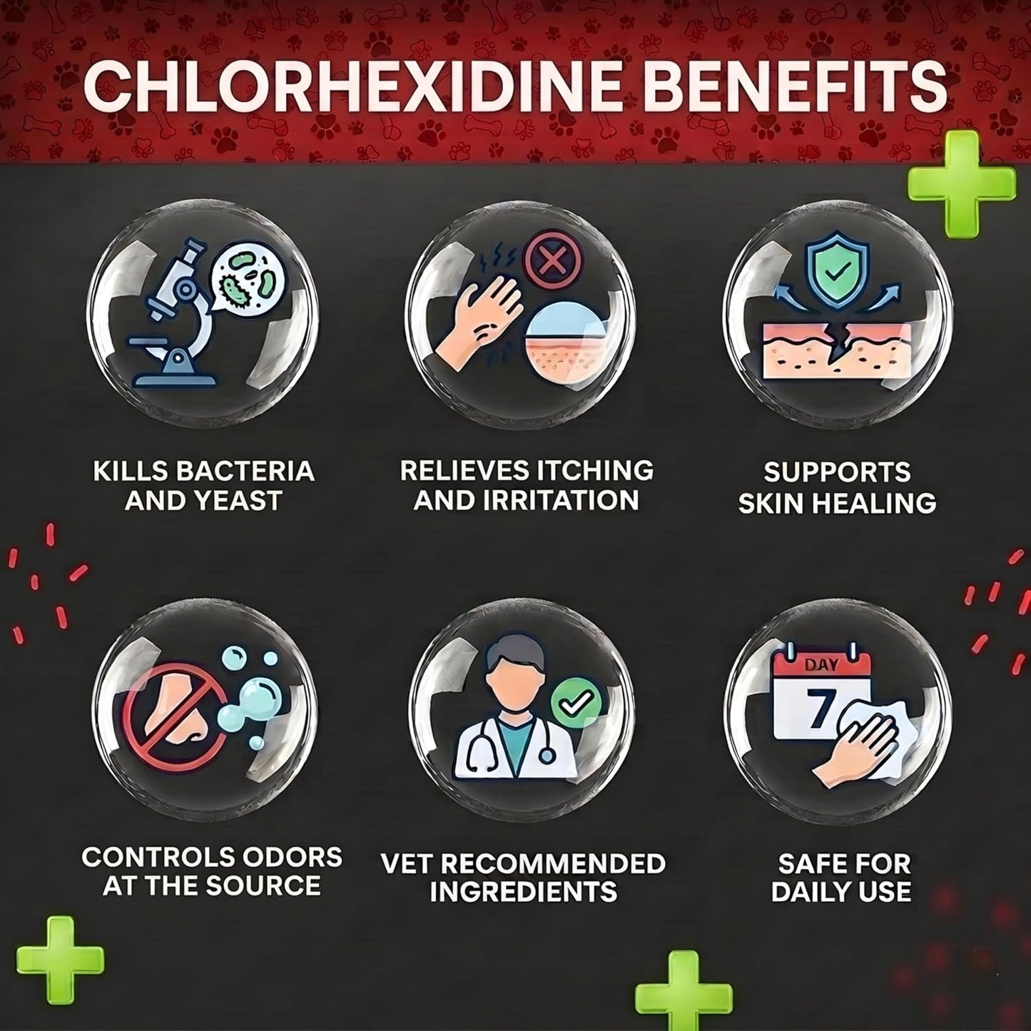 Authentic USA imported Petazy chlorhexidine wipes container sealing details.