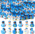 GGSTDDUP mini resin sailor cruise ducks sixty pieces front view showcasing three distinct nautical styles
