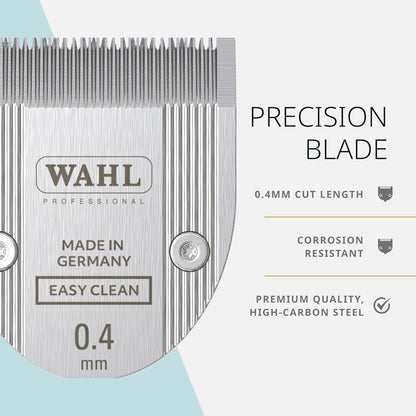Corrosion resistant replacement blade packaging for Wahl Vetiva Mini and BravMini Plus.