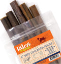 Rileys 6 inch beef collagen sticks for dogs front packaging