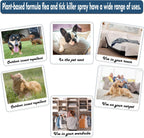 Applying ShengKou plant-based spray on pet bedding