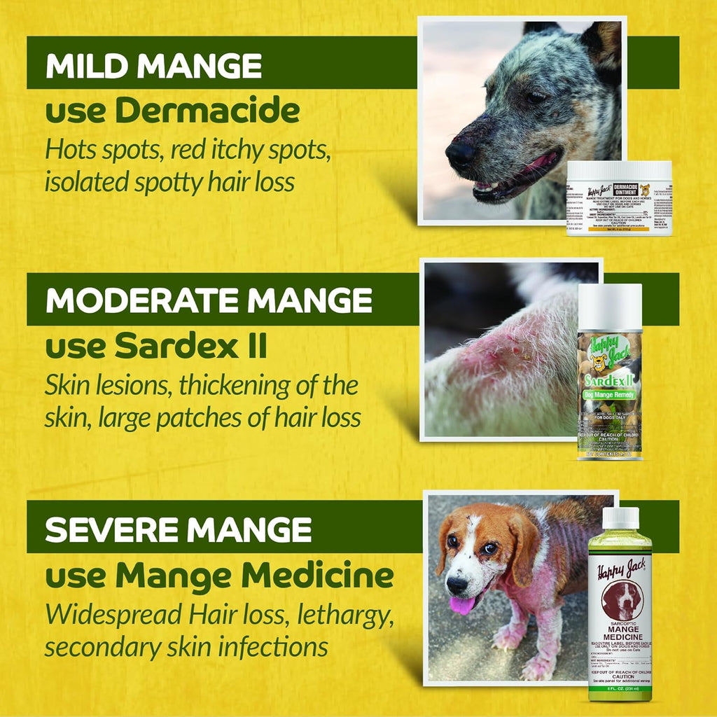 Happy Jack imported pet skincare liquid for severe eczema and allergy relief