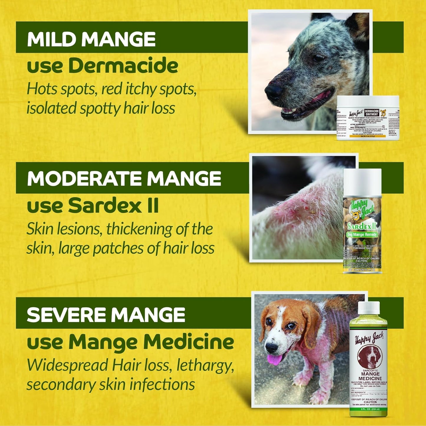 Happy Jack imported pet skincare liquid for severe eczema and allergy relief