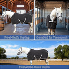 Gallopoff horse blanket used as liner under stable rug