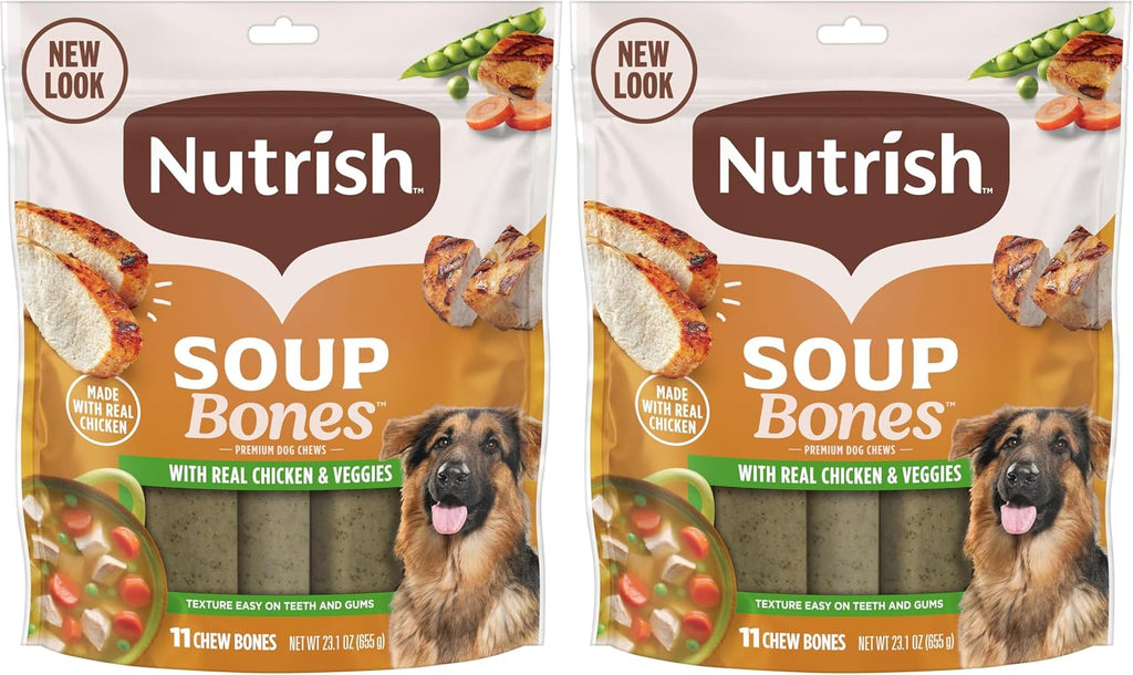Nutrish Rachael Ray Soup Bones Long Lasting Dog Chews Variety Pack, 22 Count (Pack of 2) - Image 13
