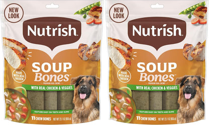 Nutrish Rachael Ray Soup Bones Long Lasting Dog Chews Variety Pack, 22 Count (Pack of 2) - Image 13