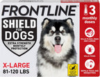 FRONTLINE Shield Flea & Tick Treatment for X-Large Dogs 81-120 lbs. Count of 6 - Image 10