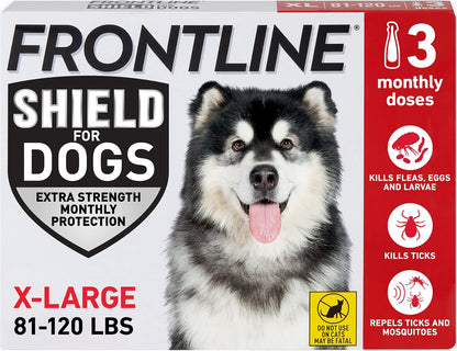 FRONTLINE Shield Flea & Tick Treatment for X-Large Dogs 81-120 lbs. Count of 6 - Image 10