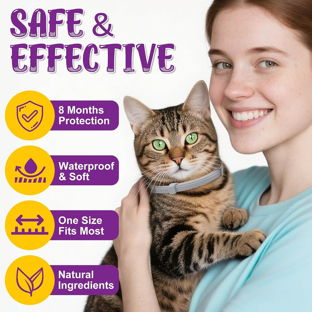 Flexible soft rubber cat collar 20 inch