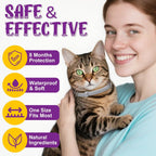 Flexible soft rubber cat collar 20 inch