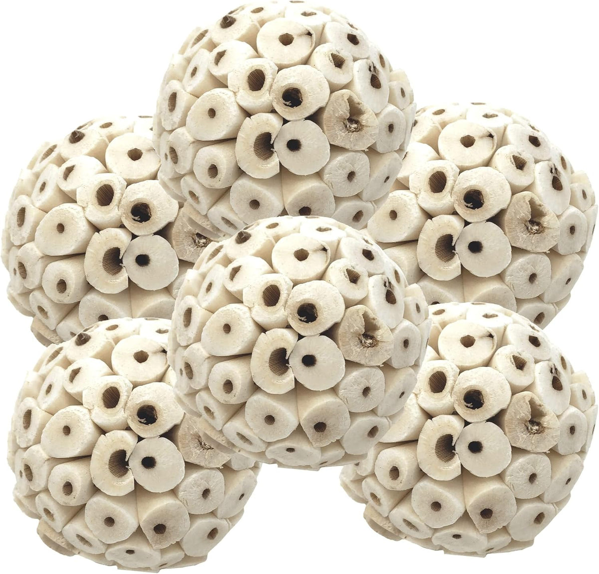Bonka Bird Toys 1214 Pk3 All-Natural Sola Atta Balls, 3-Pack, 2" Diameter, Soft and Lightweight Chew and Foot Toys for Birds, Small Pets, and DIY Crafts, Safe for Parrots, Parakeets, and Cockatiels - Image 10