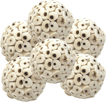 Bonka Bird Toys 1214 Pk3 All-Natural Sola Atta Balls, 3-Pack, 2" Diameter, Soft and Lightweight Chew and Foot Toys for Birds, Small Pets, and DIY Crafts, Safe for Parrots, Parakeets, and Cockatiels - Image 10