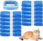 JoyHuaTrade 12 pack cat litter refill bags front view showing multi-layer packaging for odor control.