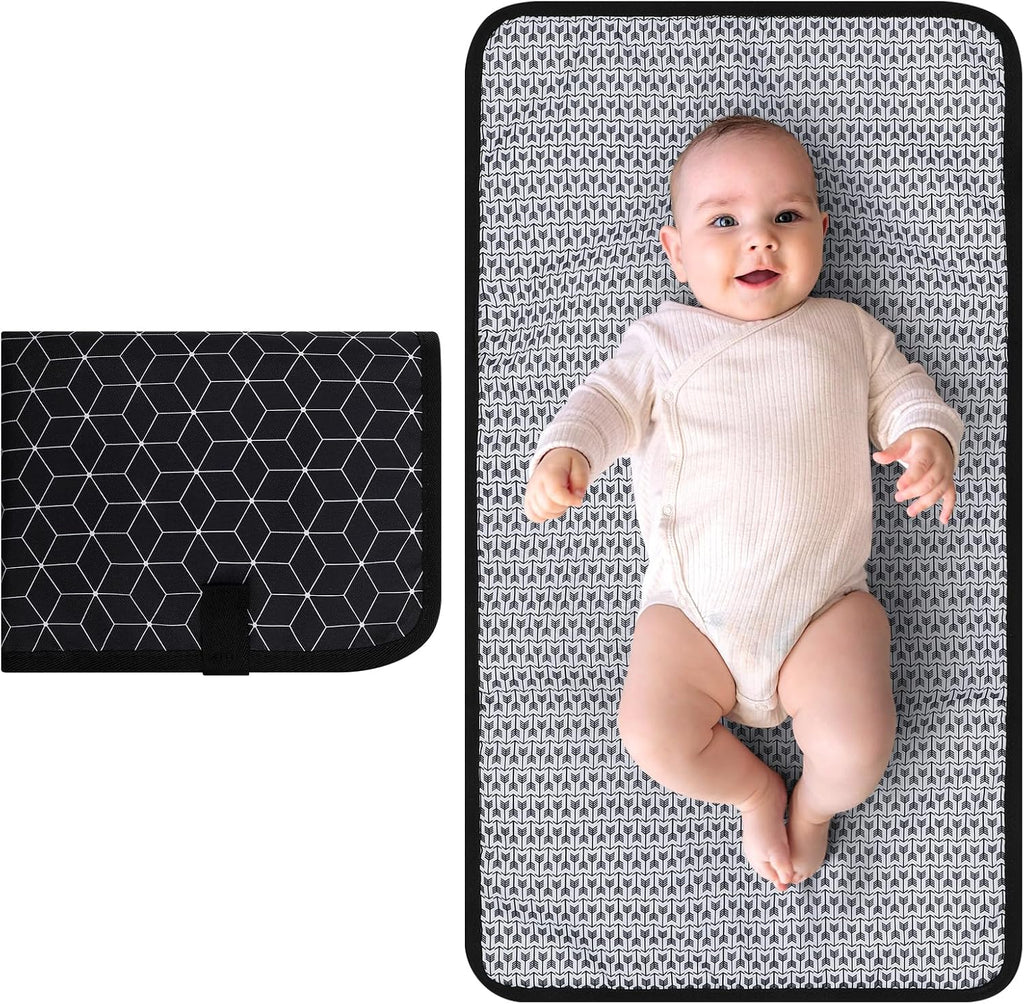 Accmor portable diaper changing pad black front view