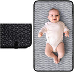 Accmor portable diaper changing pad black front view