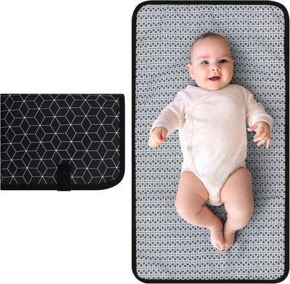 Accmor portable diaper changing pad black front view