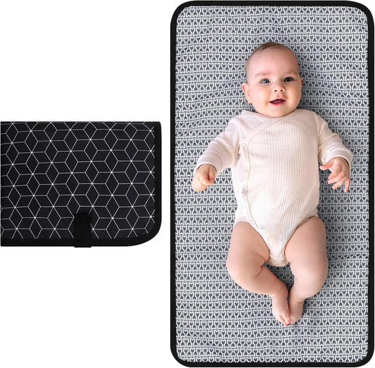 Accmor portable diaper changing pad black front view