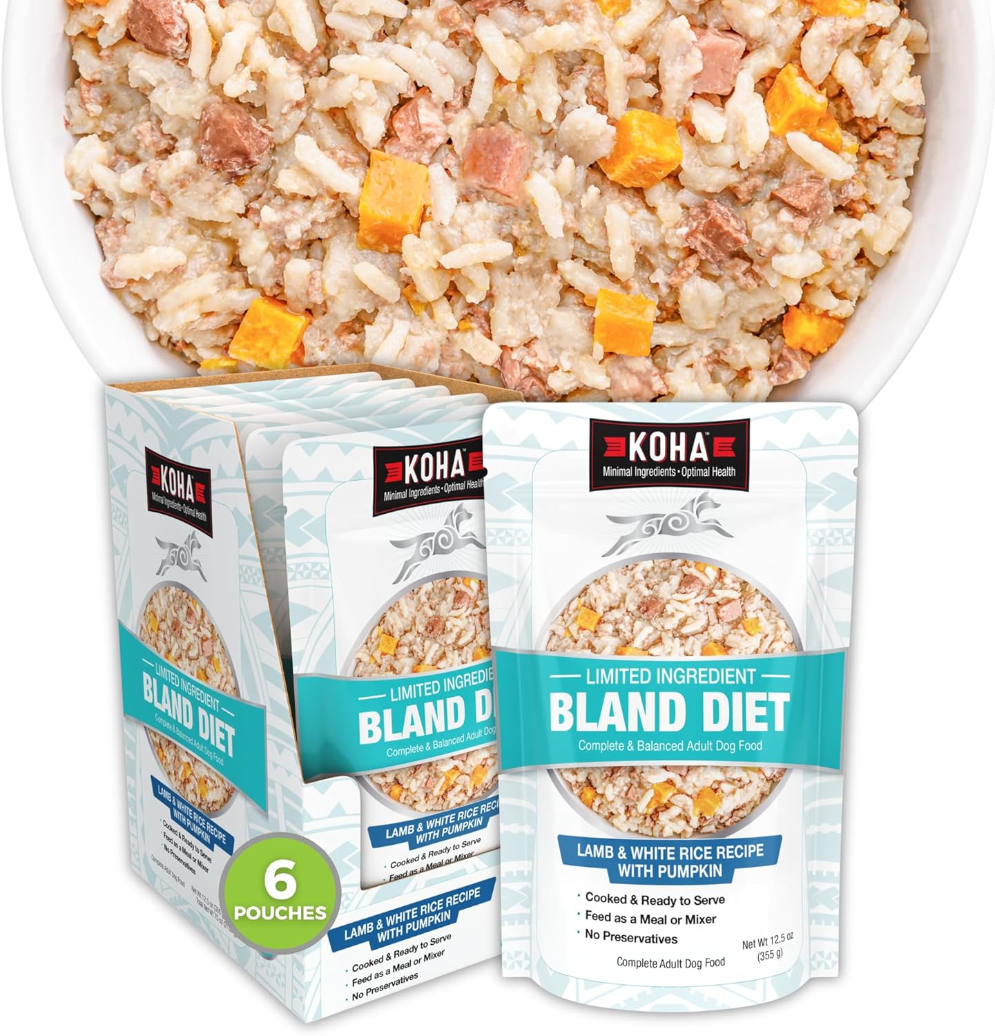 KOHA Limited Ingredient Bland Diet for Dogs, Chicken and White Rice Sensitive Stomach Wet Dog Food, Sold in Over 5,000 Vet Clinics & Pet Stores, Gentle Easy to Digest Bland Diet Dog Food, Pack of 6 - Image 11