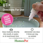 HomeoPet UTI+ natural homeopathic remedy for pets