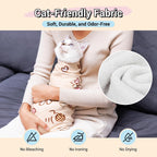 Kiorafoto anti escape pet blanket being used to administer medicine to a cat