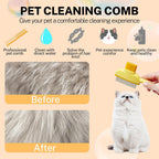 Generic pet grooming comb set with ergonomic handles