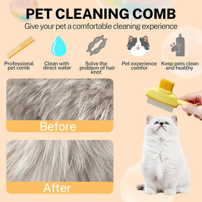 Generic pet grooming comb set with ergonomic handles