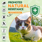 Carmelie chemical free feline pest protection chews ingredient label view