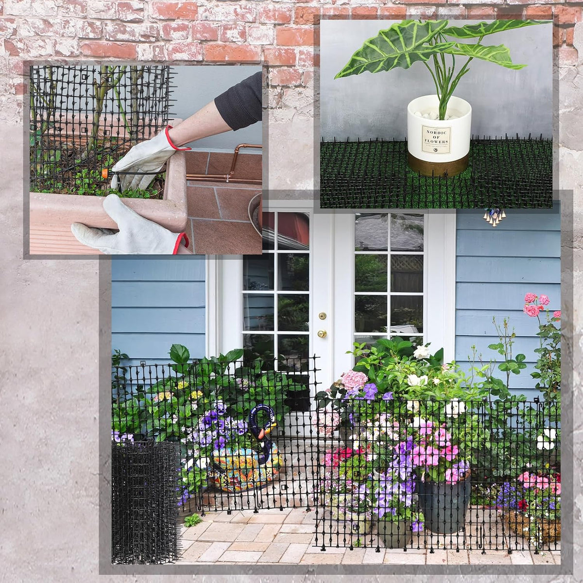 Flexible Abbylike cat repellent mat wrapping around a tree trunk