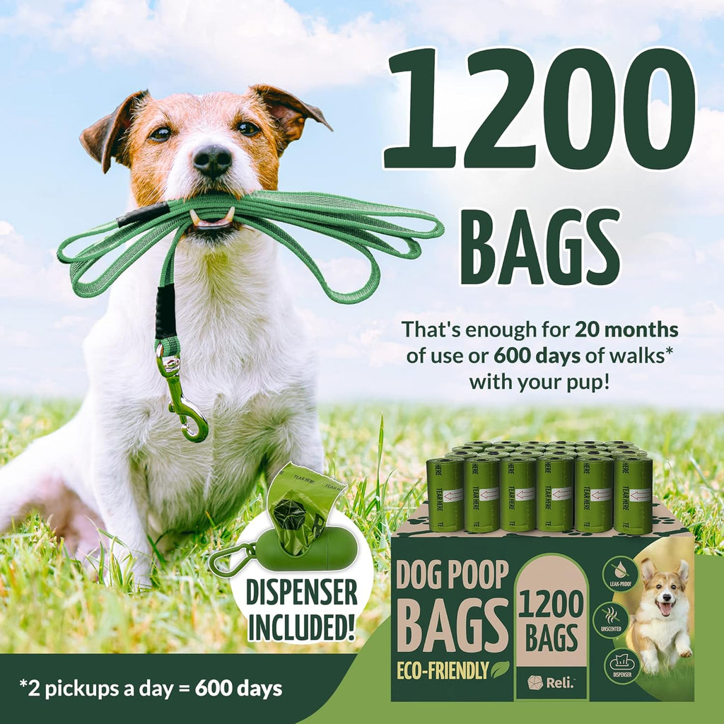 Reli pet waste disposal refills eighty rolls close up perspective