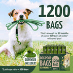 Reli pet waste disposal refills eighty rolls close up perspective