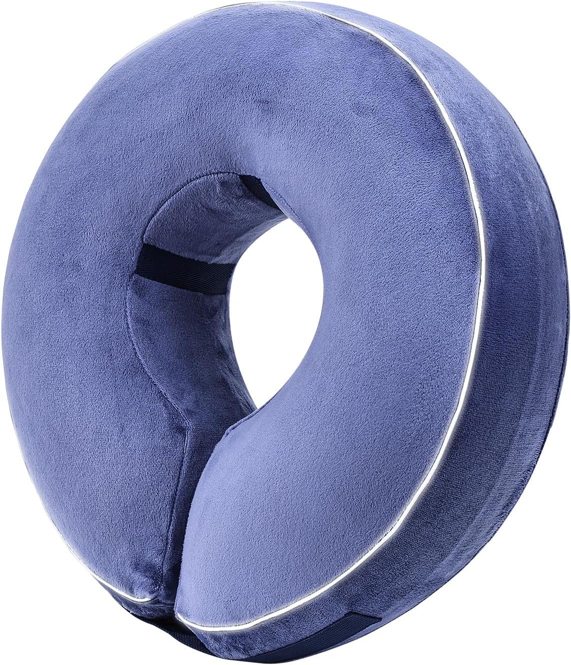 Inflatable Reflective Dog Cone Collar Alternative After Surgery,Doggie Recovery Dount Neck Ecollar,Adjustable Soft Dog Cone Collar for Large Dogs (Light Blue, XXL) - Image 13