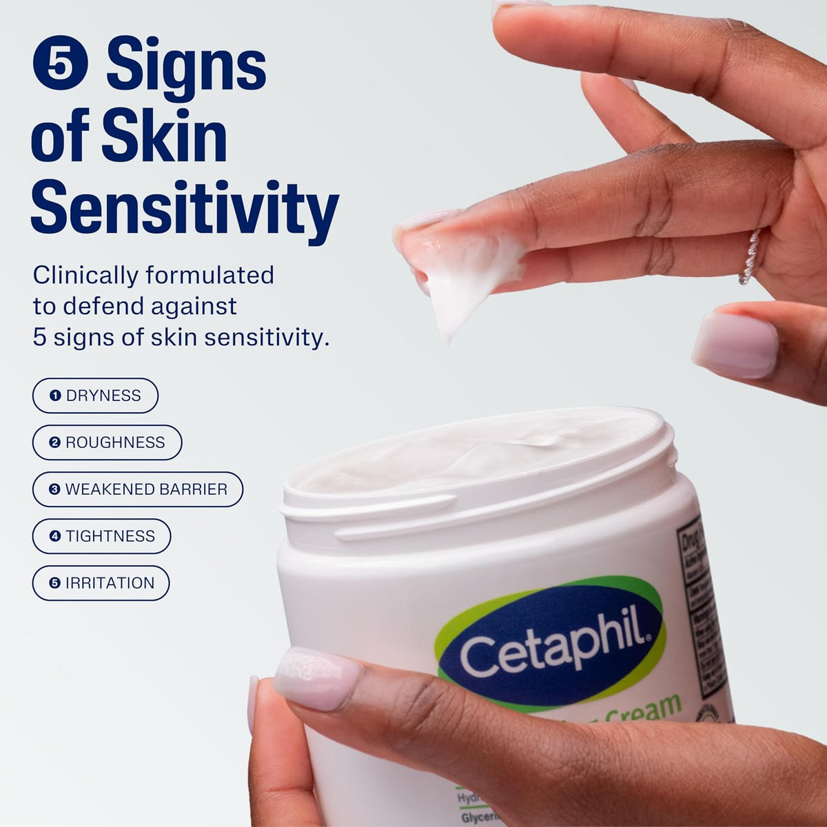 Cetaphil sensitive skin cream twelve pack display